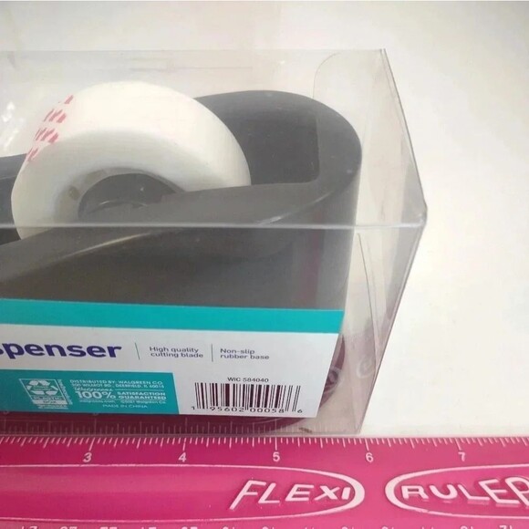 Wexford Desktop Desk Tape Dispenser Black New with Tags - Picture 7 of 12